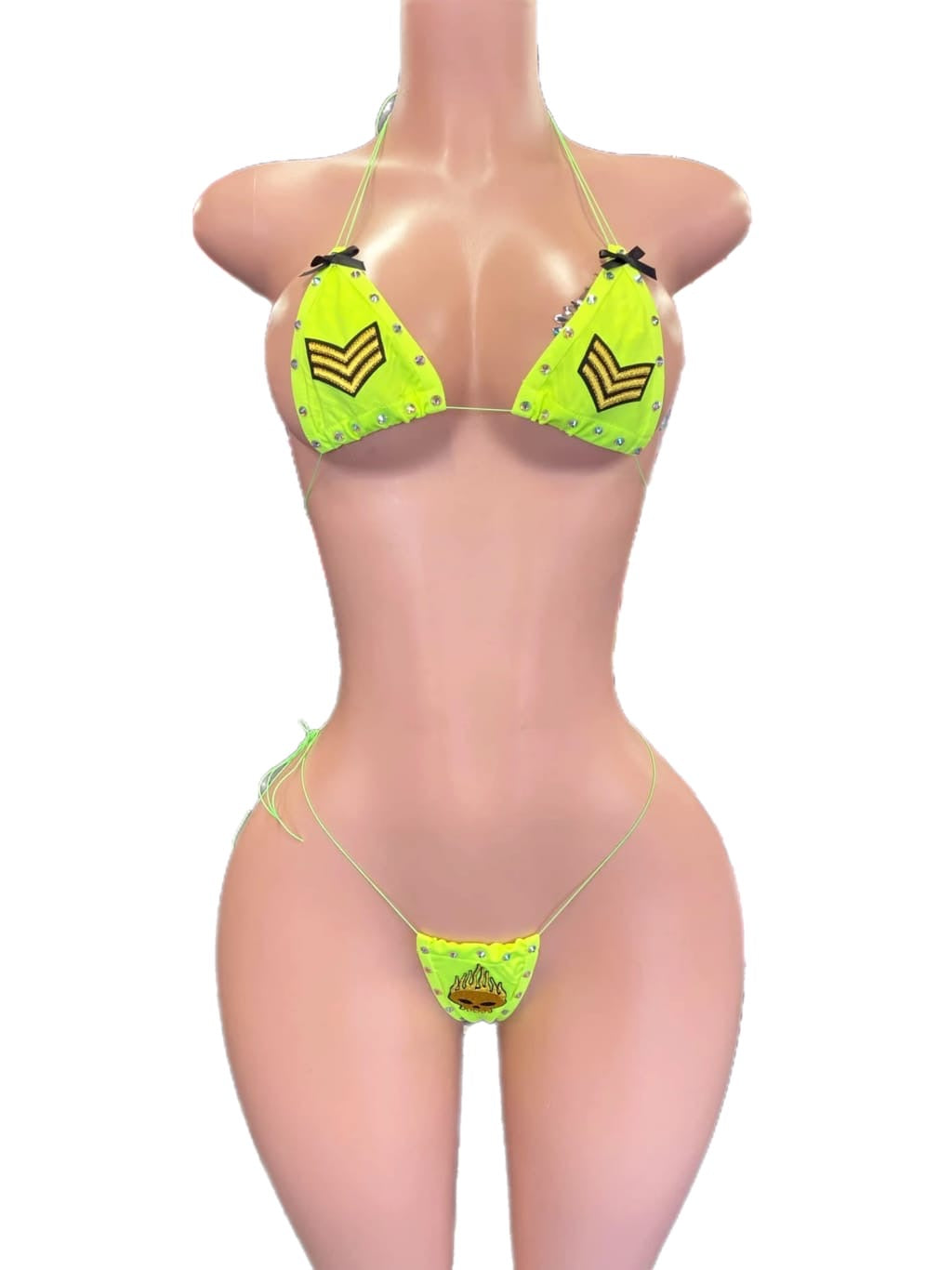 Neon Green StringKini