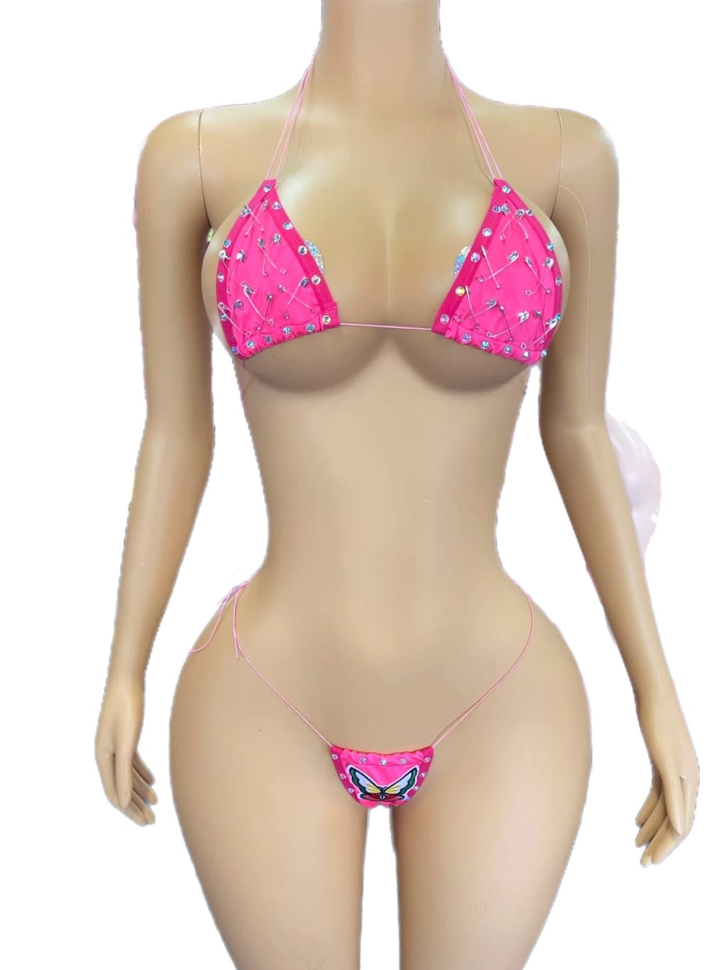 Pink Butterfly StringKini