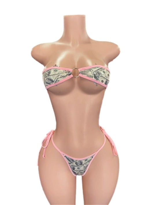 She loves pink and Money bags