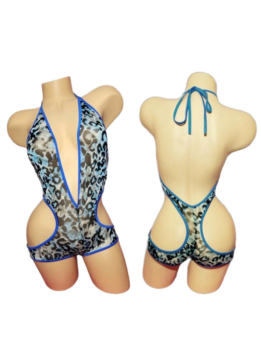 Blue and Black Cheetah