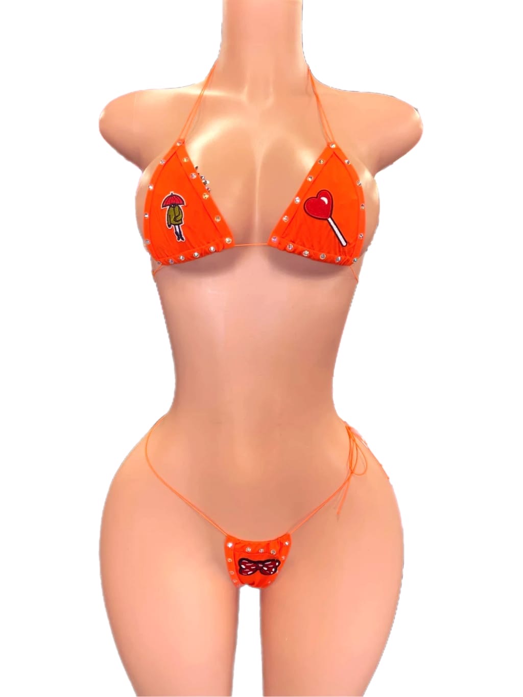 Lollipop Orange StringKini