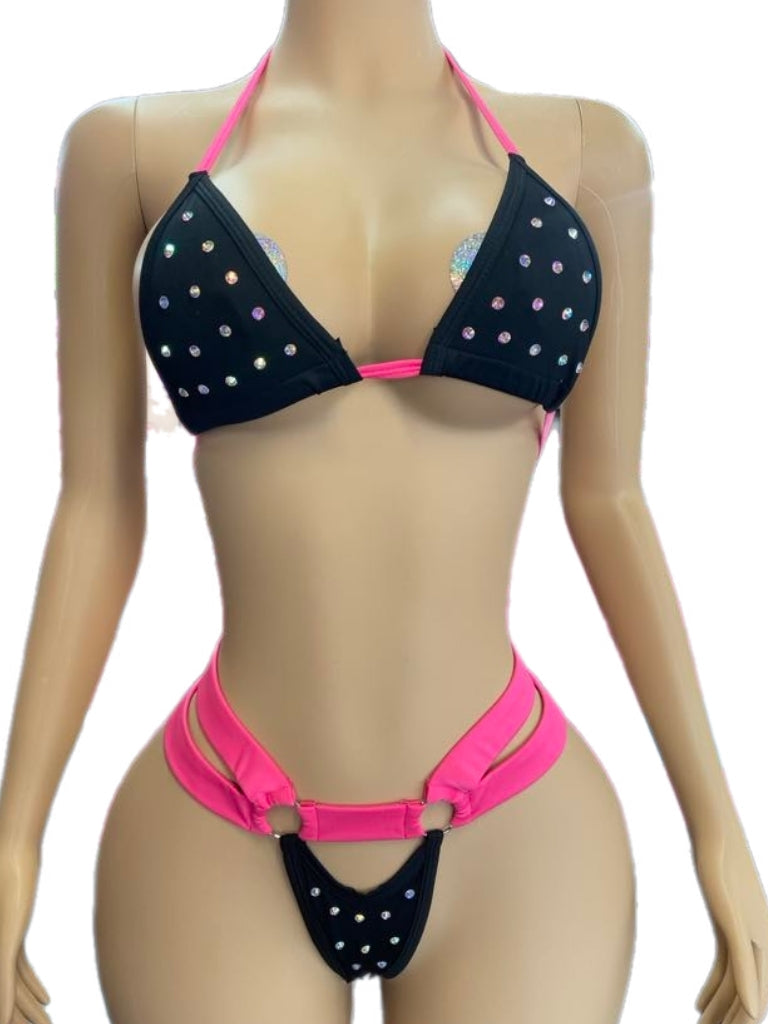 Pink and Black Blinger