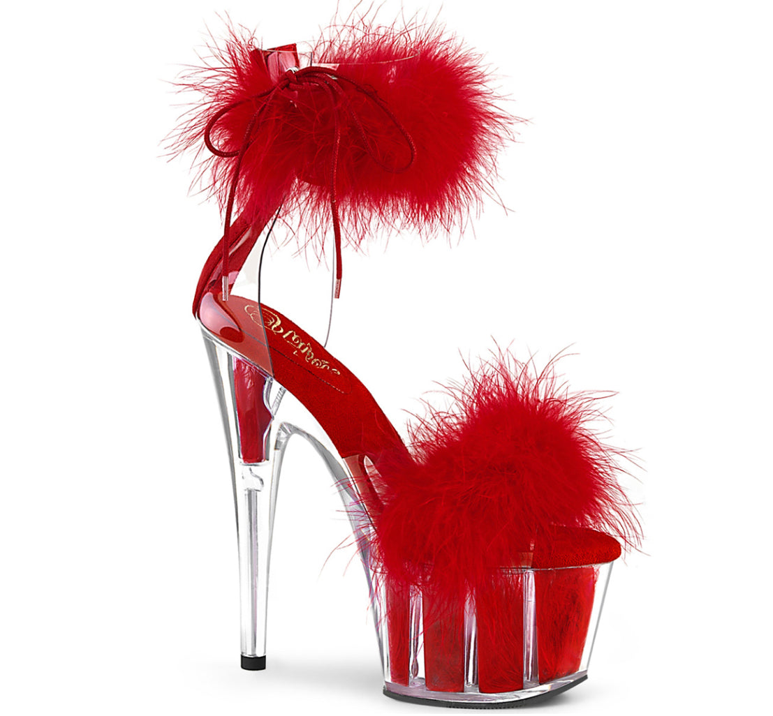 Pleaser Red Fur